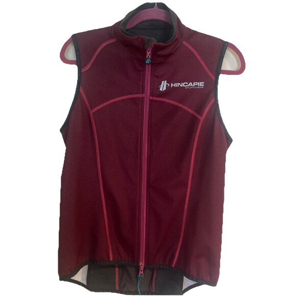 Hincapi Sportswear Women’s ENCOUNTER WINDSHELL MULBERRY Cycling VEST Sz L - Picture 1 of 9
